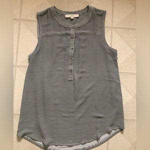 Loft sleeveless blouse, size small